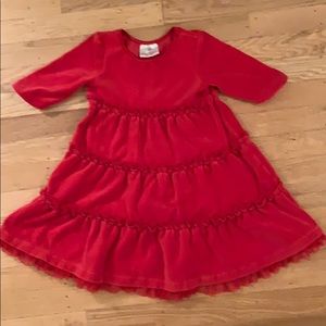 Red Hanna Andersson dress size 90 (3T)